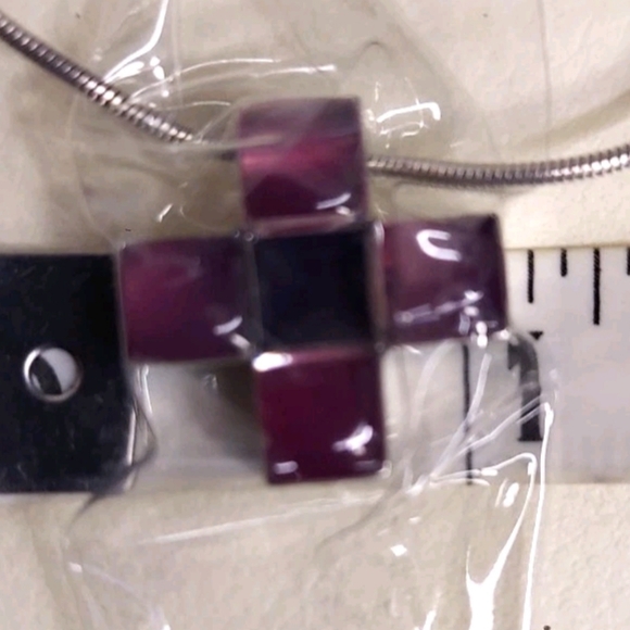 Swatch Bijoux Women's 925 Italy Silver Cross Charm Necklace 3 Colors To Choose - Picture 5 of 16